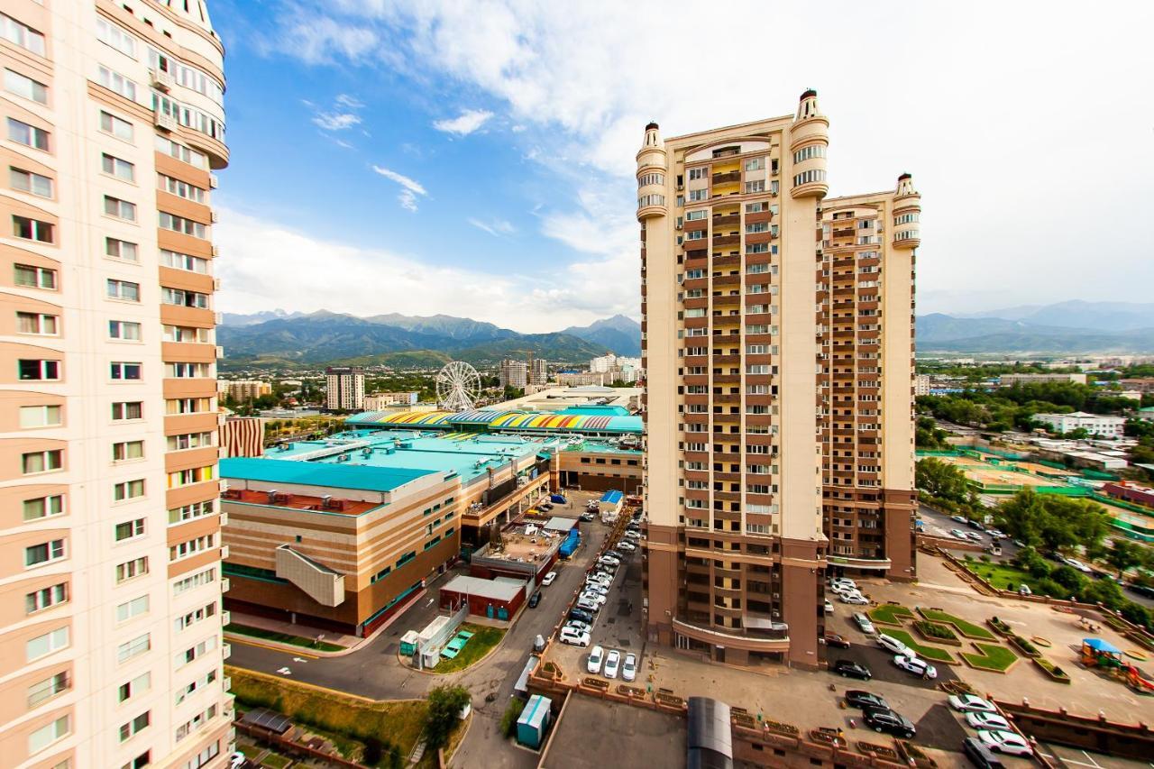2 ком студия на 18 этаже с панорамным видом на горы в жк мега тауер Almaty